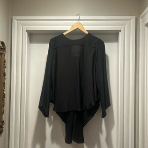 Zara backless black top